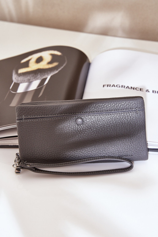 Maciņš Ar reljefu  pelēkas krāsas Martiel