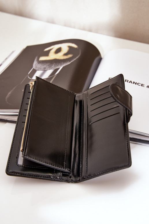 Maciņš no eko ādas melnas krāsas Kalinessa