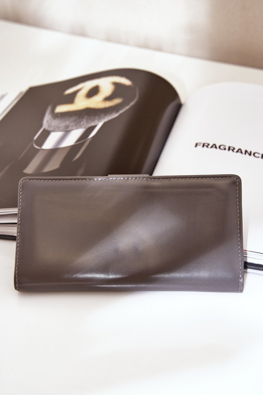 Maciņš no eko ādas pelēkas krāsas Kalinessa