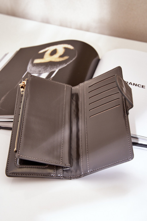 Maciņš no eko ādas pelēkas krāsas Kalinessa