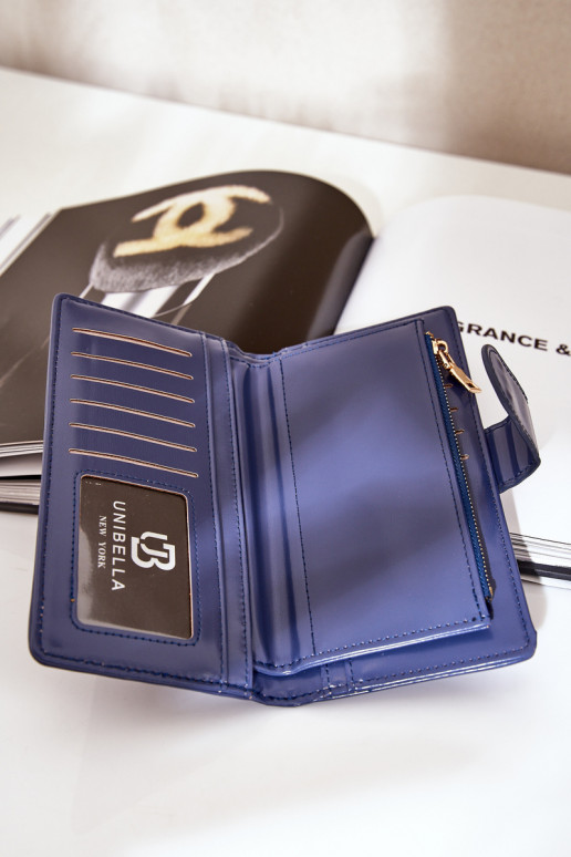 Maciņš no eko ādas tumši zilas krāsas Kalinessa