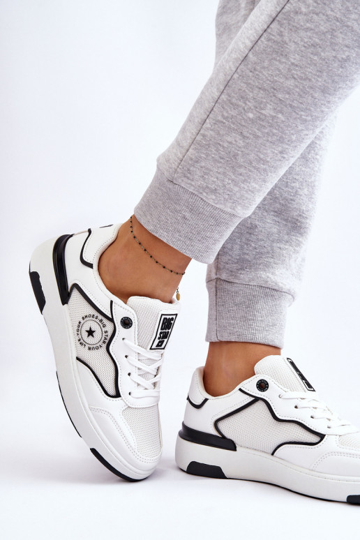 Sportiska stila apavi Big Star LL274440 Baltas-Melns  Sportiska stila apavi Big Star LL274440 Baltas-Melns