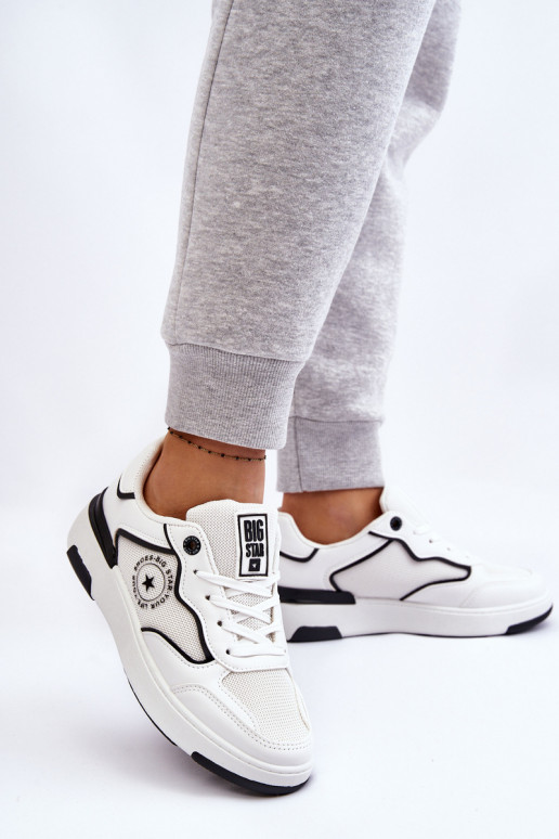 Sportiska stila apavi Big Star LL274440 Baltas-Melns  Sportiska stila apavi Big Star LL274440 Baltas-Melns