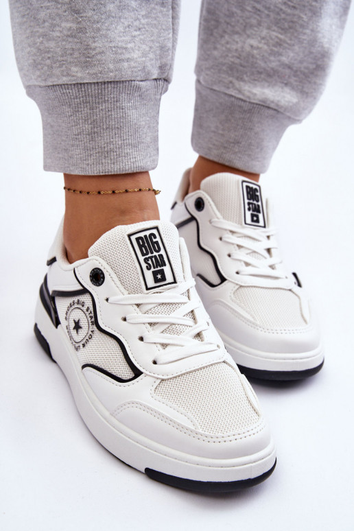 Sportiska stila apavi Big Star LL274440 Baltas-Melns  Sportiska stila apavi Big Star LL274440 Baltas-Melns