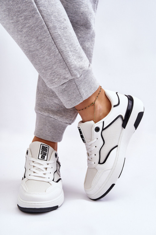 Sportiska stila apavi Big Star LL274440 Baltas-Melns  Sportiska stila apavi Big Star LL274440 Baltas-Melns