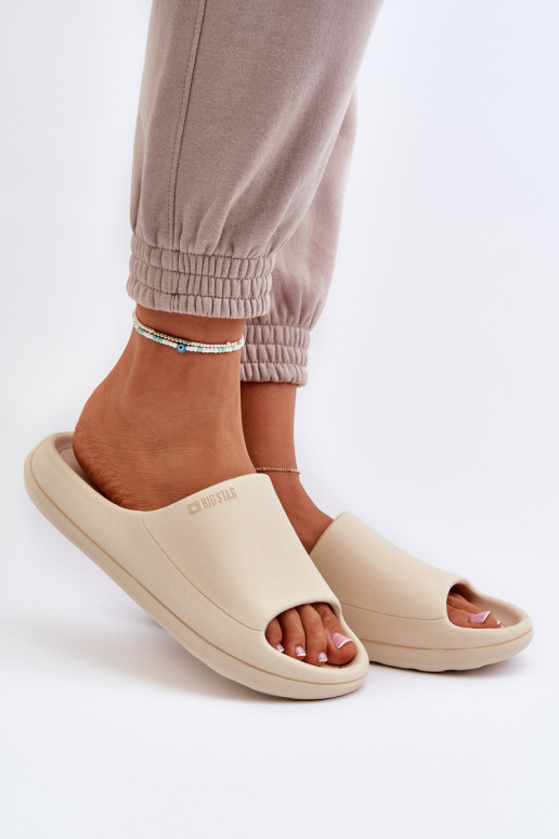  sieviešu čības Big Star NN274A040 smilšu krāsas