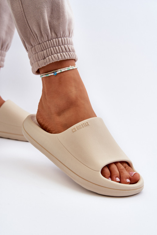  sieviešu čības Big Star NN274A040 smilšu krāsas