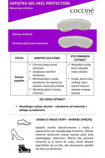 Coccine Gel Heel Protectors papēžu aizsargi 2