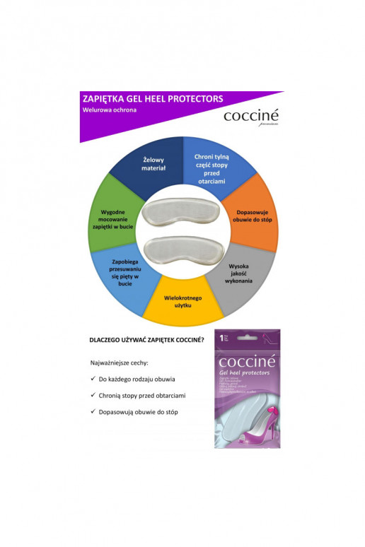 Coccine Gel Heel Protectors papēžu aizsargi Coccine Gel Heel Protectors papēžu aizsargi