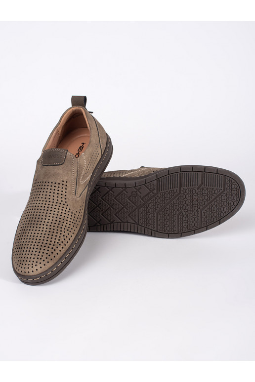 smilšu krāsas mokasīni  