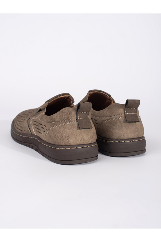 smilšu krāsas mokasīni  