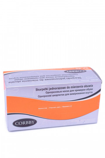 Corbby 120 gab. vienreizējās zeķes apavu mērīšanai
