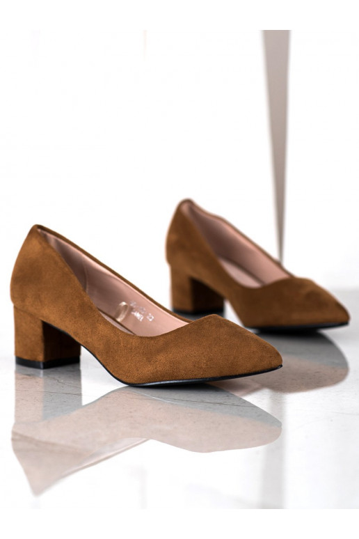 Brūnas krāsas Kurpes Apavi ar spicu purngalu