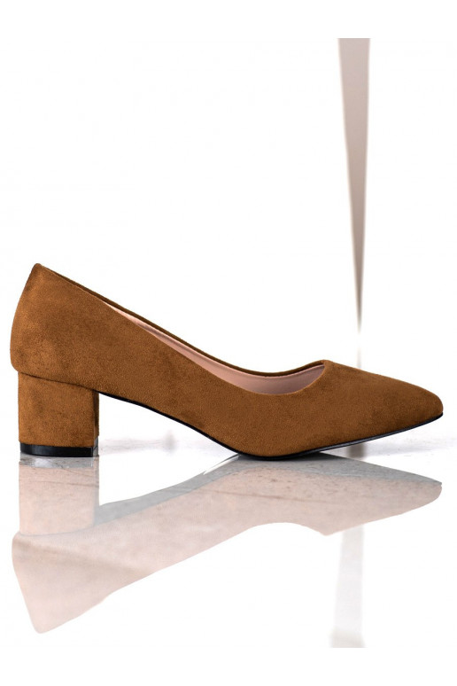 Brūnas krāsas Kurpes Apavi ar spicu purngalu