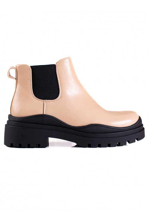 Melns sieviešu zābaki  ar platformu