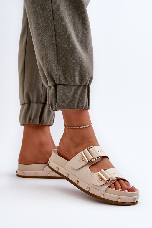 sieviešu čības ar platformu Big Star NN274083 smilšu krāsas sieviešu čības ar platformu Big Star NN274083 smilšu krāsas