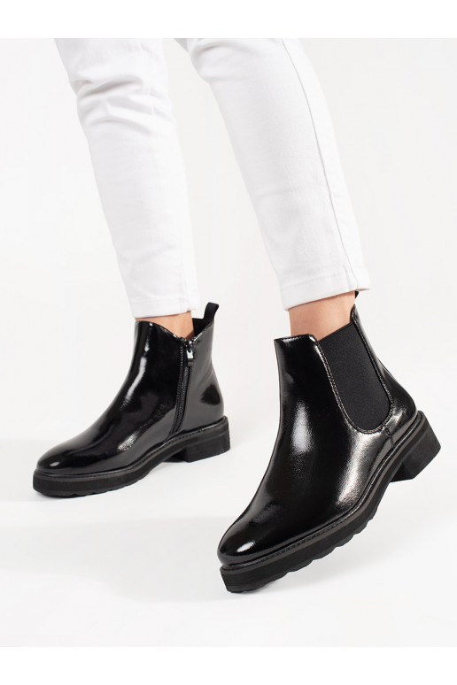 Klasiska modeļa melnas krāsas puszābaki SERGIO LEONE