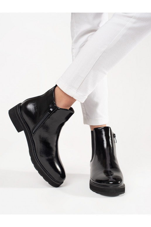 Klasiska modeļa melnas krāsas puszābaki SERGIO LEONE