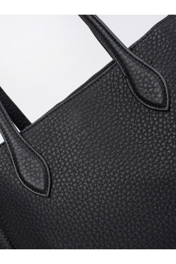 Melnas krāsas Soma shopper eko āda 2
