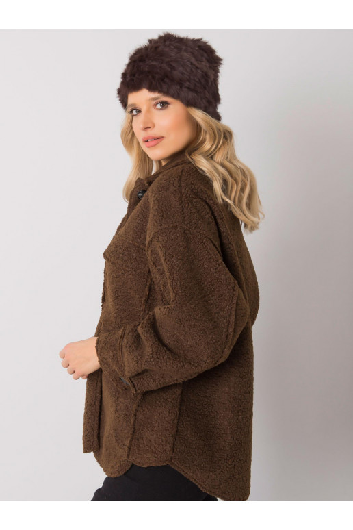 Tumši brūna kažokādas cepure