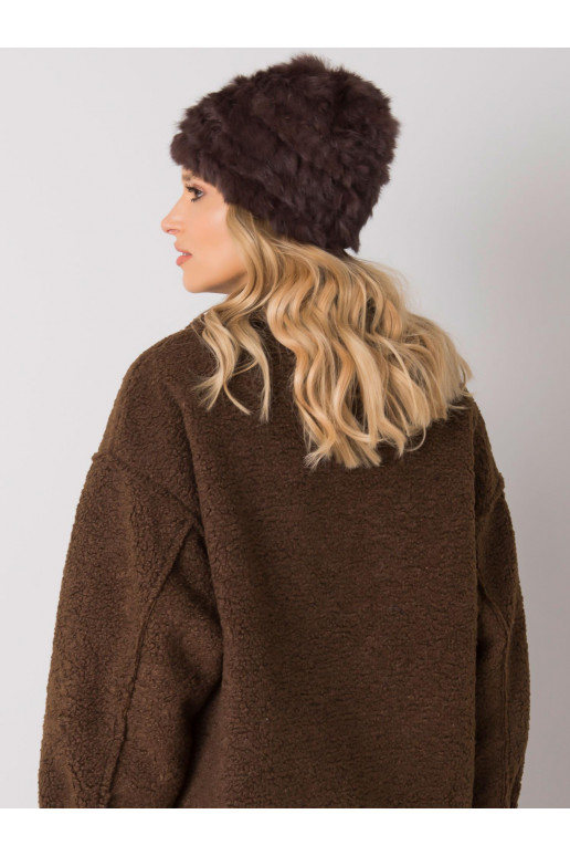 Tumši brūna kažokādas cepure