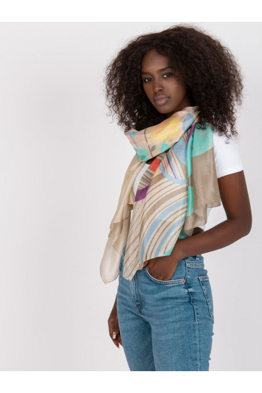 Smilškrāsas plānas šalles ar rakstiem