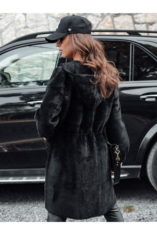 Sieviešu garais mētelis ar kapuci...