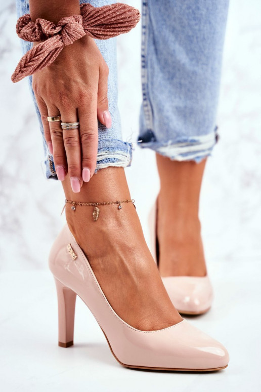 Kurpes  Sergio Leone Laque ar papēdi smilšu krāsas Campbell Kurpes  Sergio Leone Laque ar papēdi smilšu krāsas Campbell