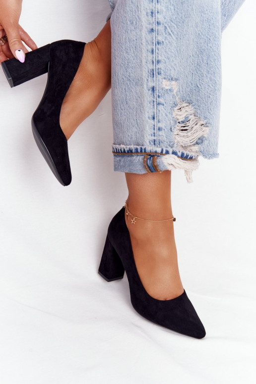 Kurpes ar papēdi Sergio Leone PB216 Melns Kurpes ar papēdi Sergio Leone PB216 Melns