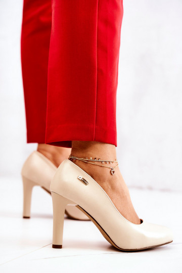 Augstpapēžu kurpes Sergio Leone smilšu krāsas Campbell 2