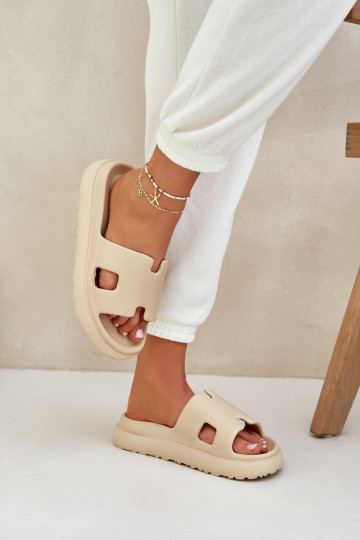 Vieglas čības uz pirksta Čības smilšu krāsas Neladith