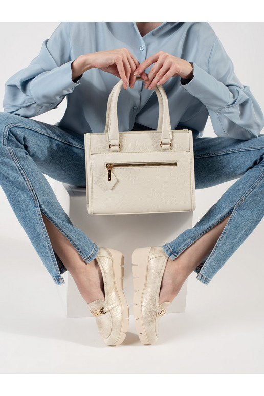 Zelta krāsas mokasīni   Zelta krāsas mokasīni