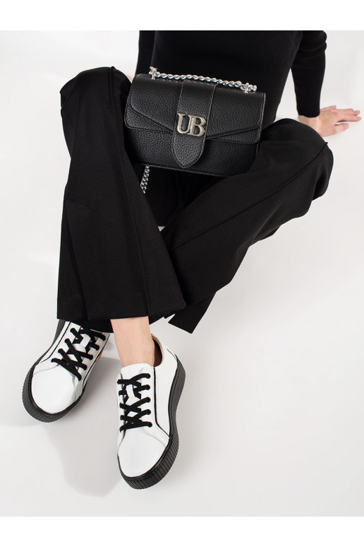 balta krāsa-Melnas krāsas Sporta apavi    balta krāsa-Melnas krāsas Sporta apavi