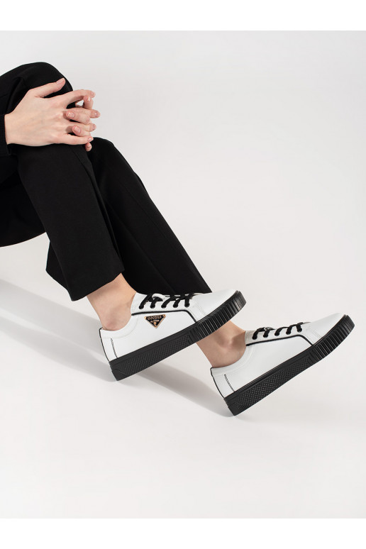 balta krāsa-Melnas krāsas Sporta apavi    balta krāsa-Melnas krāsas Sporta apavi