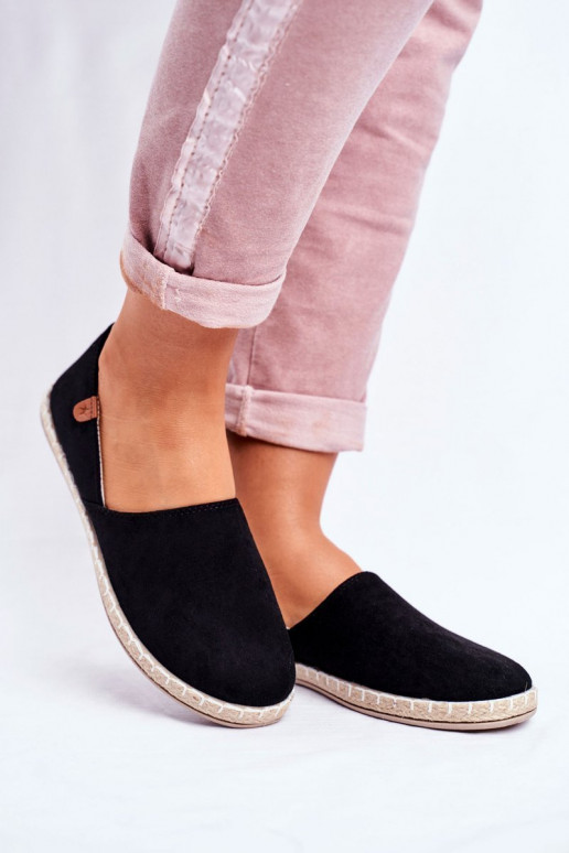 Espadrilless Melns Vulcano Espadrilless Melns Vulcano