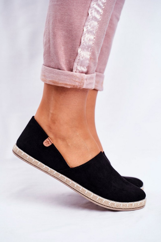 Espadrilless Melns Vulcano Espadrilless Melns Vulcano