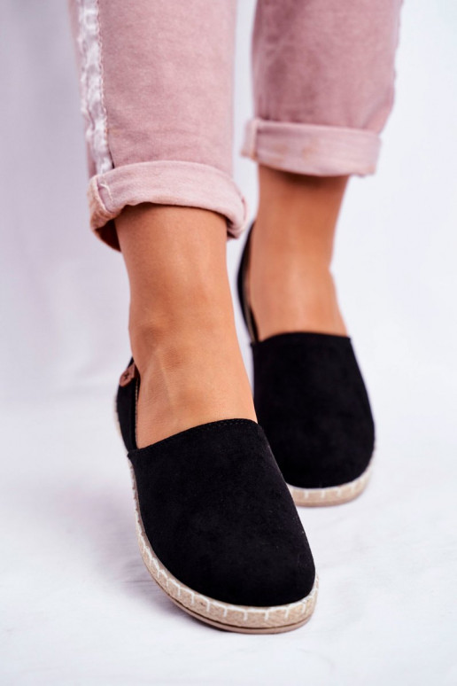 Espadrilless Melns Vulcano Espadrilless Melns Vulcano