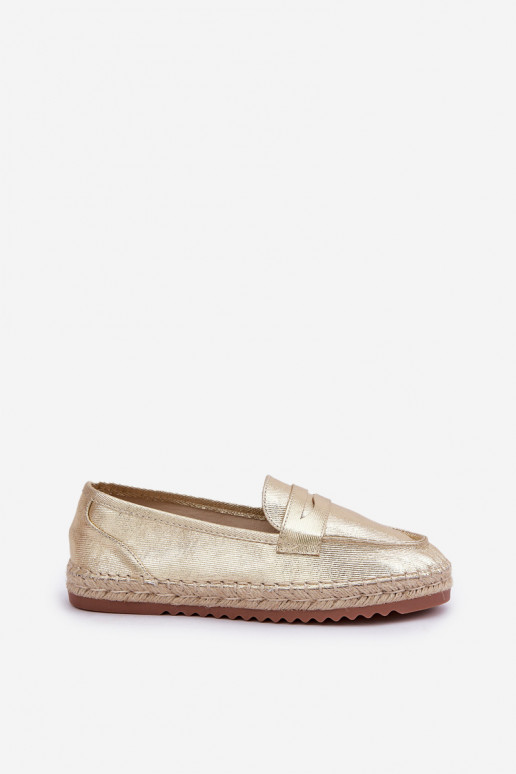 Espadrilless  Plecionką  Zelta krāsas Shilova Espadrilless  Plecionką  Zelta krāsas Shilova