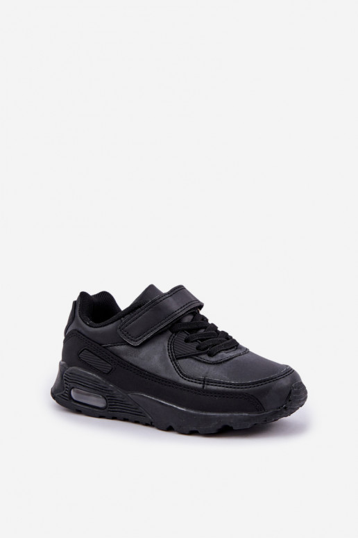 Sneakers modeļa apavi Bērnu apavi ar lipīgām aizdarēm melnas krāsas Krissandra Sneakers modeļa apavi Bērnu apavi ar lipīgām aizdarēm melnas krāsas Krissandra