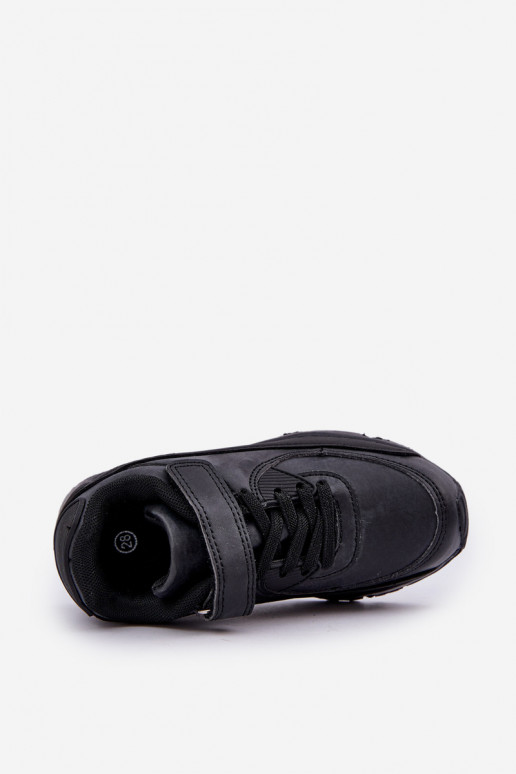 Sneakers modeļa apavi Bērnu apavi ar lipīgām aizdarēm melnas krāsas Krissandra Sneakers modeļa apavi Bērnu apavi ar lipīgām aizdarēm melnas krāsas Krissandra