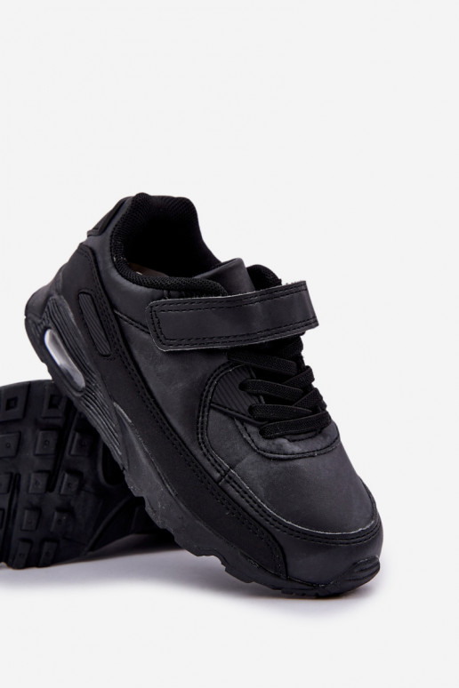 Sneakers modeļa apavi Bērnu apavi ar lipīgām aizdarēm melnas krāsas Krissandra Sneakers modeļa apavi Bērnu apavi ar lipīgām aizdarēm melnas krāsas Krissandra