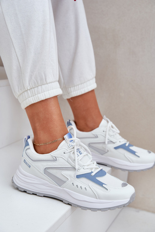 sporta apavi  Big Star NN274A094 HI-POLY SYSTEM Baltas-Zilas krāsas