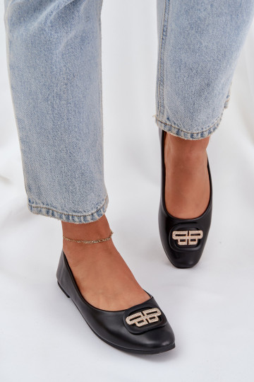 Balerīnas  ar ornamentiem Melns Ainoria