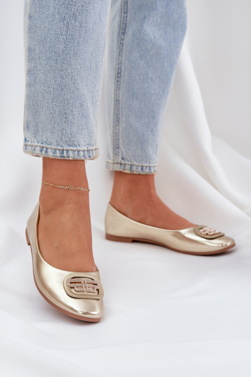 Balerīnas  ar ornamentiem Zelta krāsas Ainoria