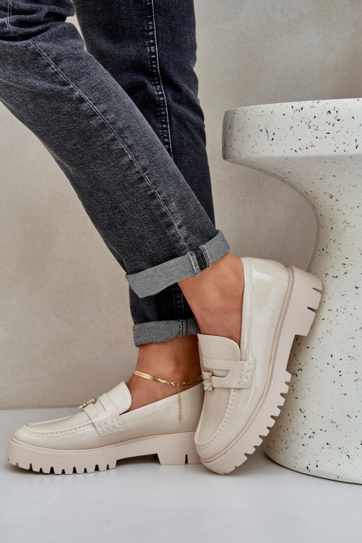 Lakoti mokasīni  Z Przypinką  smilšu krāsas Wulinea Lakoti mokasīni  Z Przypinką  smilšu krāsas Wulinea