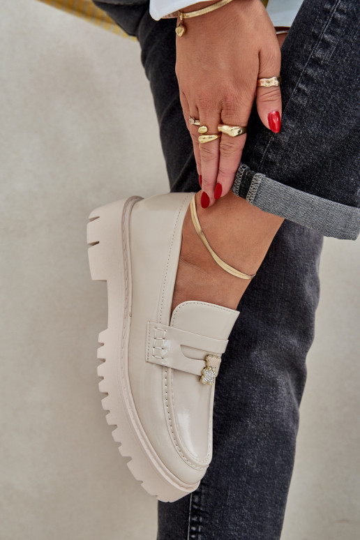 Lakoti mokasīni  Z Przypinką  smilšu krāsas Wulinea Lakoti mokasīni  Z Przypinką  smilšu krāsas Wulinea