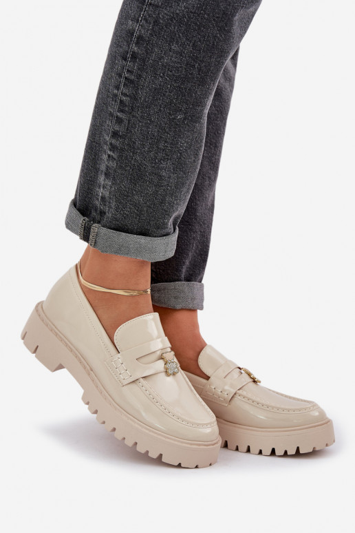 Lakoti mokasīni  Z Przypinką  smilšu krāsas Wulinea Lakoti mokasīni  Z Przypinką  smilšu krāsas Wulinea