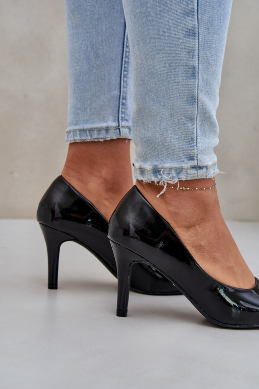 augstpapēžu kurpes Z Laquej Eko Skóry Melns Sanalitia augstpapēžu kurpes Z Laquej Eko Skóry Melns Sanalitia