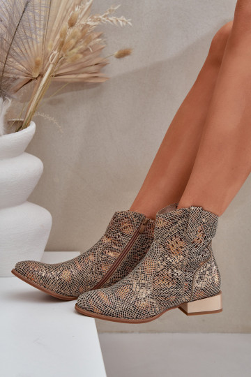   Sieviešu puszābaki  Ozdobione m  Zelta krāsas Neliawen 2