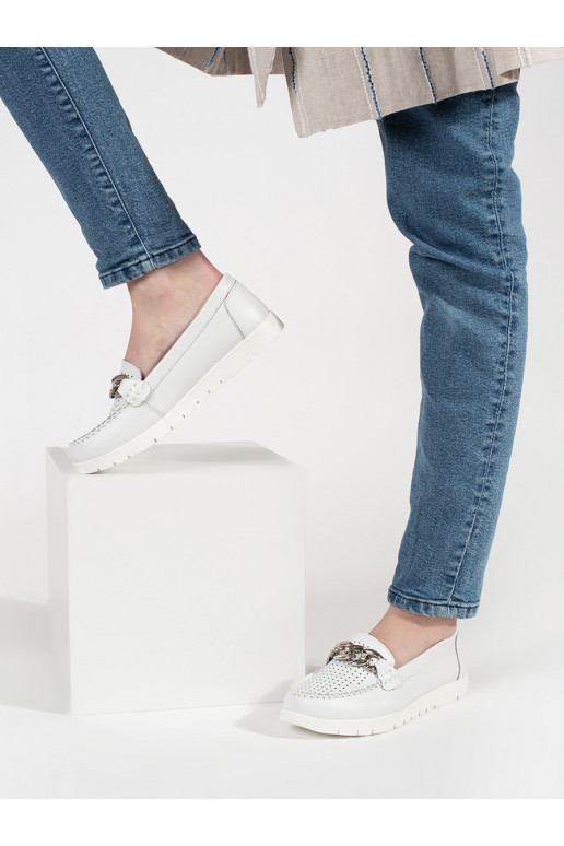 balta krāsa mokasīni  ar platformu   balta krāsa mokasīni  ar platformu